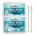 Water bottle cleaning tablets Tumbler Insulated & Reusable Water Bottles Removes Stubborn Stains &OdorsIncludes a straw brush