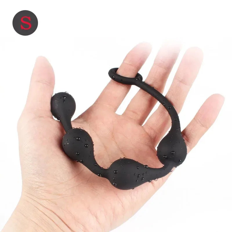Large Silicone Anal Bead & Plug