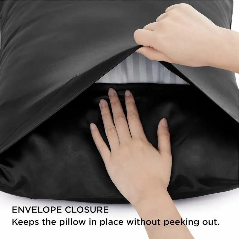 Bedsure King Satin Pillowcases – Set of 2