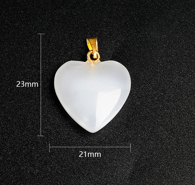 Y2K Red & Pink Heart Pendant Necklace