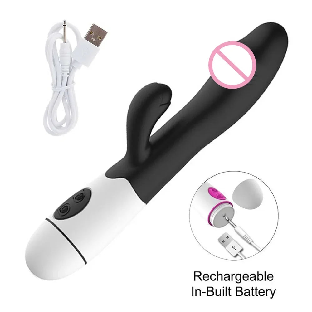 Rotating & Thrusting Rabbit Vibrator