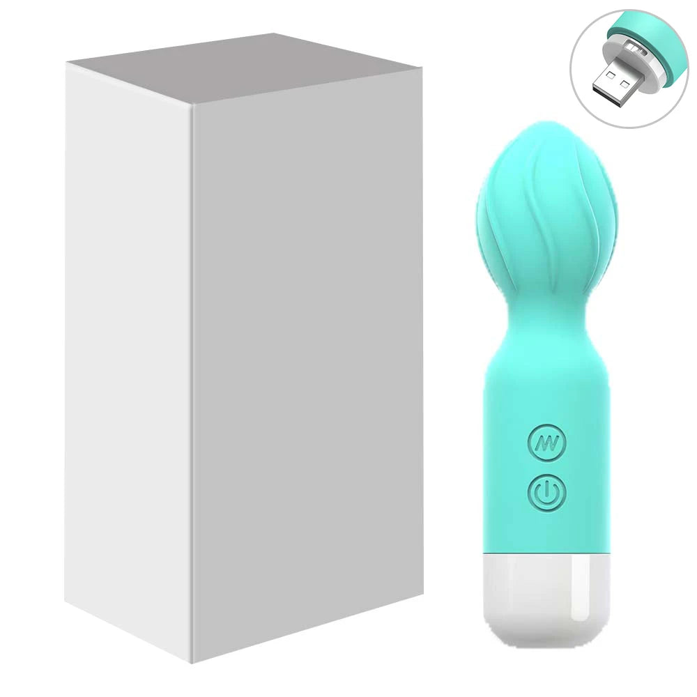 Rechargeable Mini Wand Vibrator – 10 Speeds