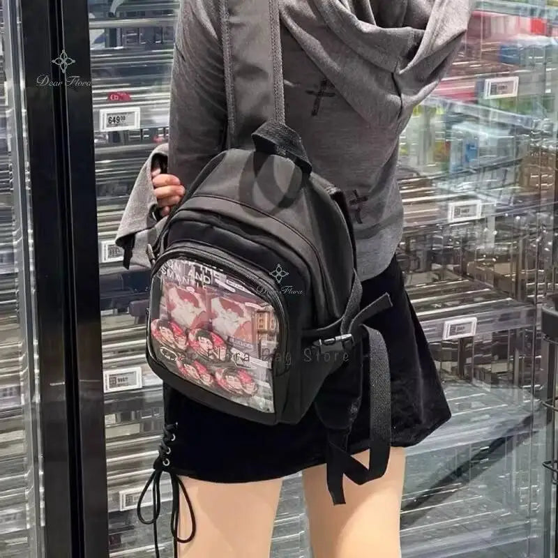 Y2K Mini Transparent Ita Backpack