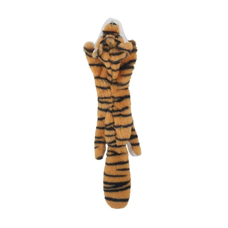No-Stuffing Animal Squeaky & Crinkle Dog Toy