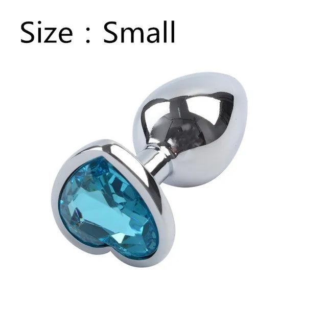 Beginner Stainless Steel Crystal Anal Plug