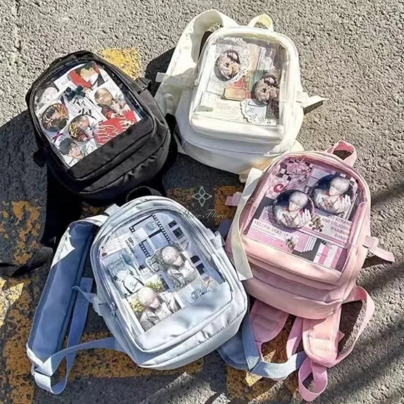 Kawaii Mini Transparent Ita Backpack