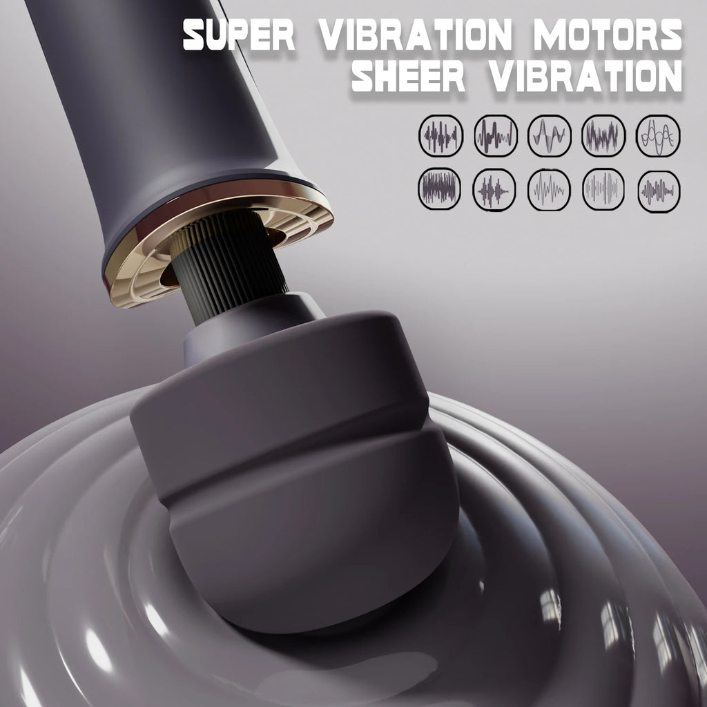 Quiet Waterproof High-Power Wand Vibrator