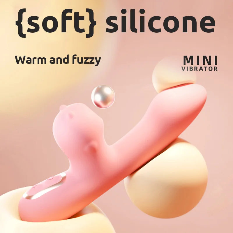 Rabbit Vibrator with Clitoral Suction