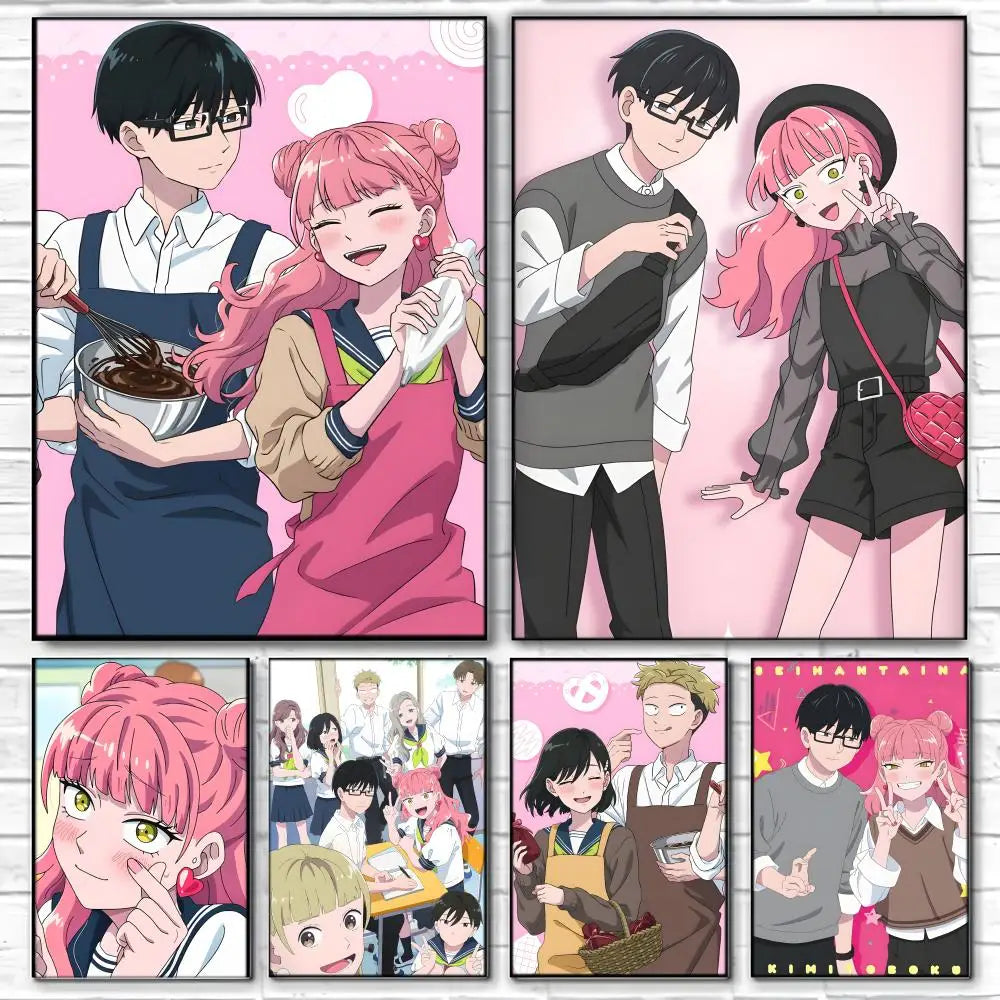 You and I Are Polar Opposites Self-Adhesive Anime Poster