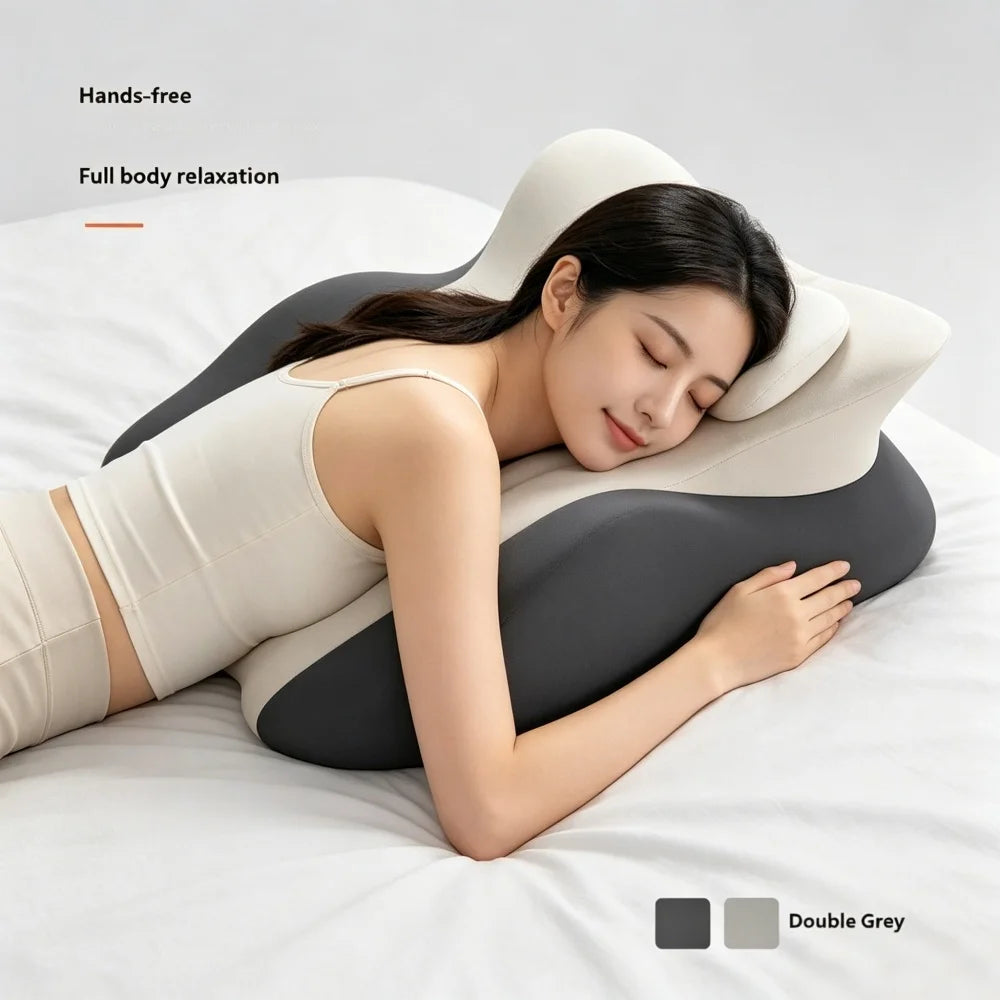 Multi-Position Memory Foam Wedge Pillow with Removable Cover