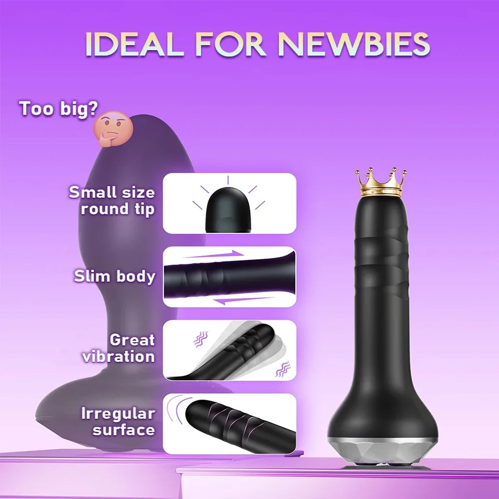 Rotating 10-Mode Anal Massager