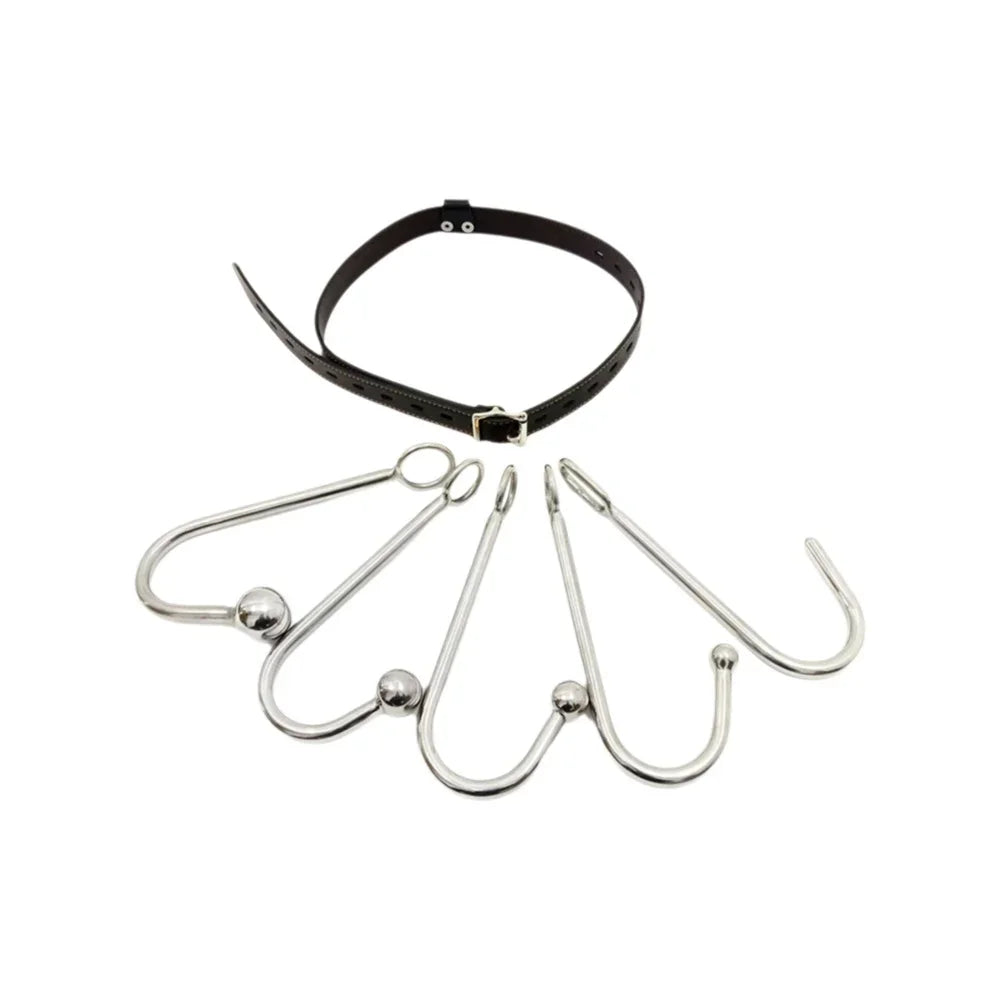 Stainless Steel Female Chastity Belt with Anal Plug