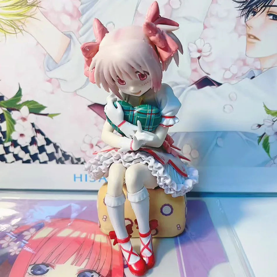 Puella Magi Madoka Magica Kaname Madoka Anime Figurine Desktop Ornament Exquisite Collection Otaku Gift Anime Character Model