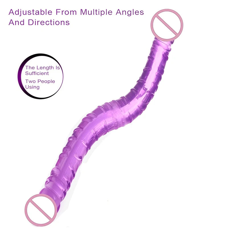Sexy Toys Both Ends Dildo For Women Vaginal Plugs Prostate Massager Masturbators Adult Supplies Anal Dilator Exotic Accessories