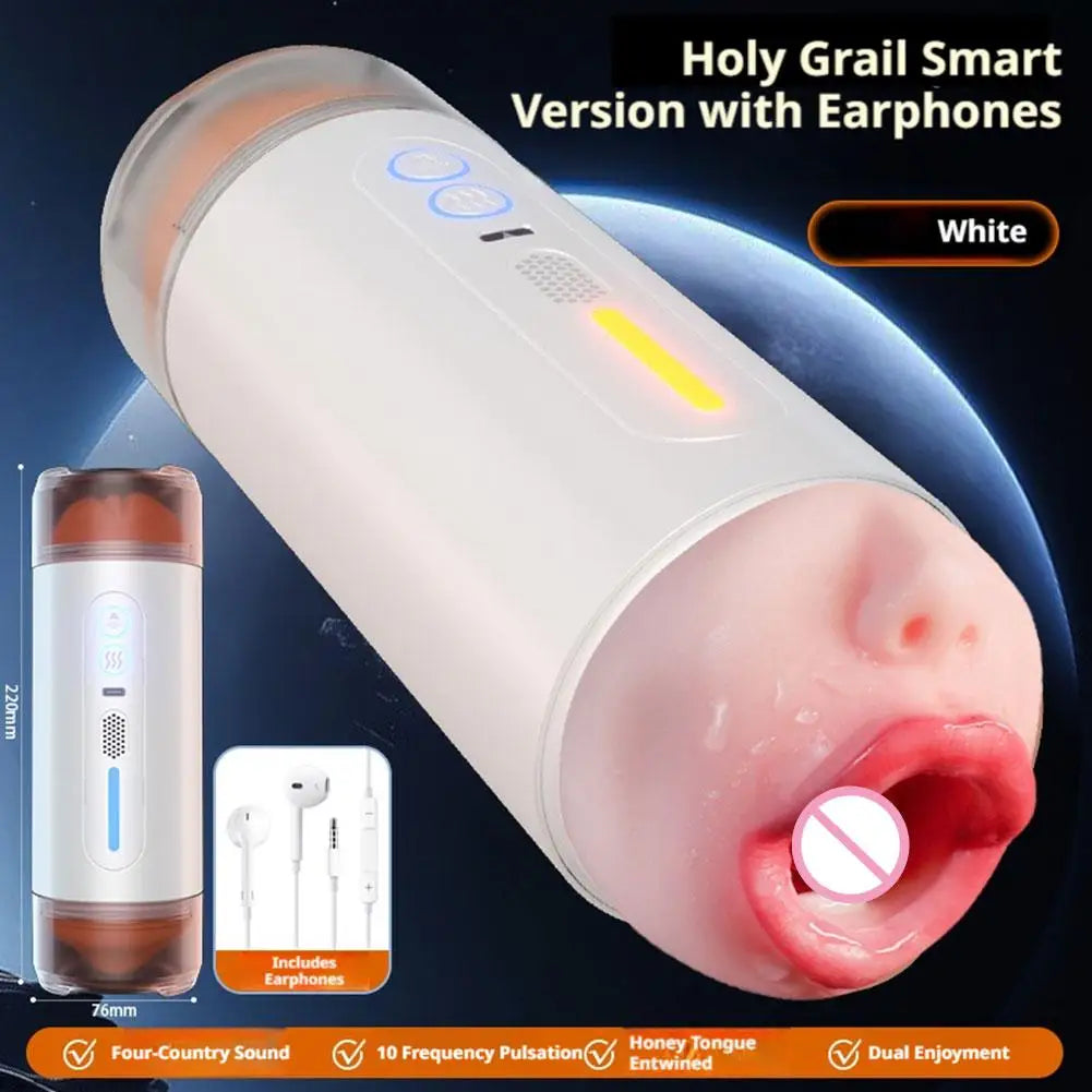 Double-Cup Portable Male Stroker