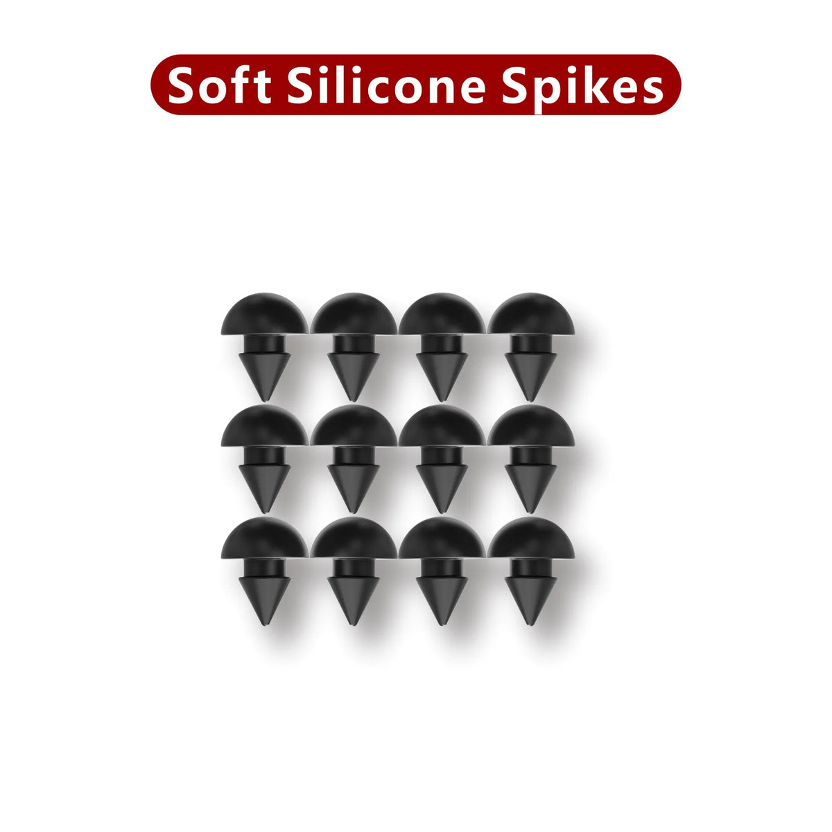 Silicone Chastity Cage with Spiked Rings