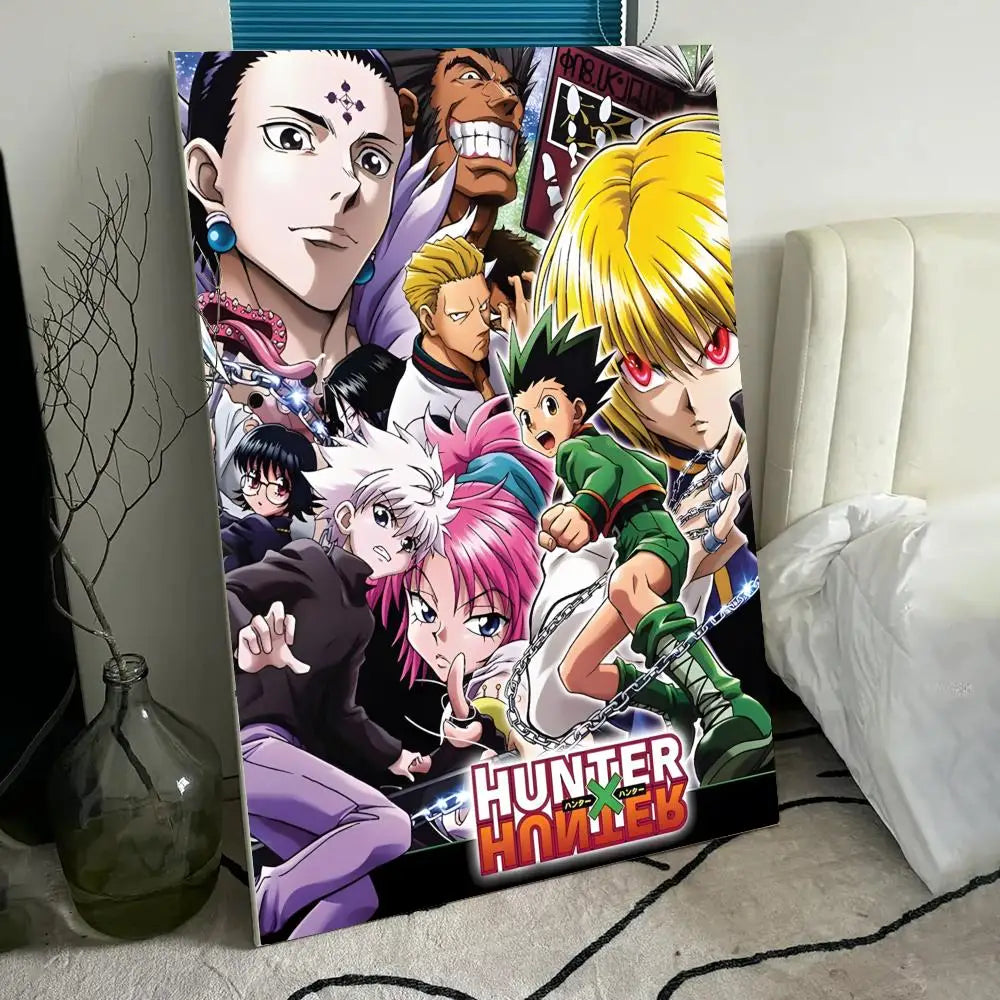 Anime H-HUNTERXHUNTER Poster Wall art print art suitable for living room bedroom bar parlor home decor gift