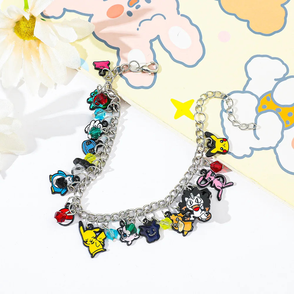Pikachu, Squirtle & Mew Charm Bracelet