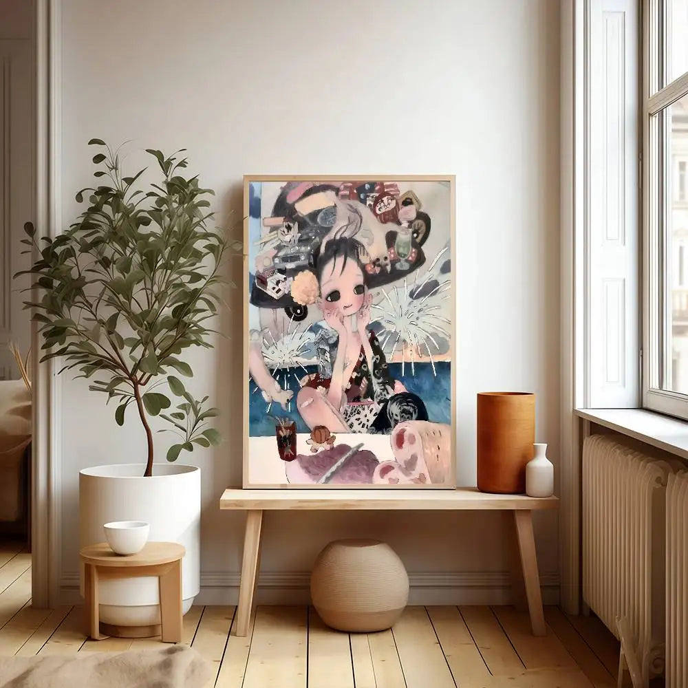 Aya Takano Retro Kraft Art Poster