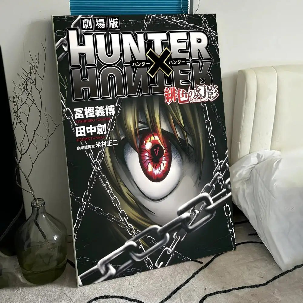 Anime H-HUNTERXHUNTER Poster Wall art print art suitable for living room bedroom bar parlor home decor gift