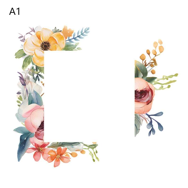 Romantic Flower Light Switch Wall Stickers