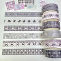 Star & Bow Washi Tape Set – 3/6 Rolls