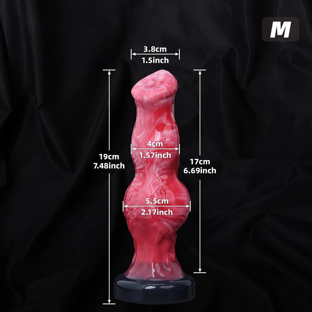 Monster Anal Dildo Anus Penis Stimulation Female Adult Sex Toys for Women Men Anal Plug Real Dog Dildos Butt Plug Soft Animal