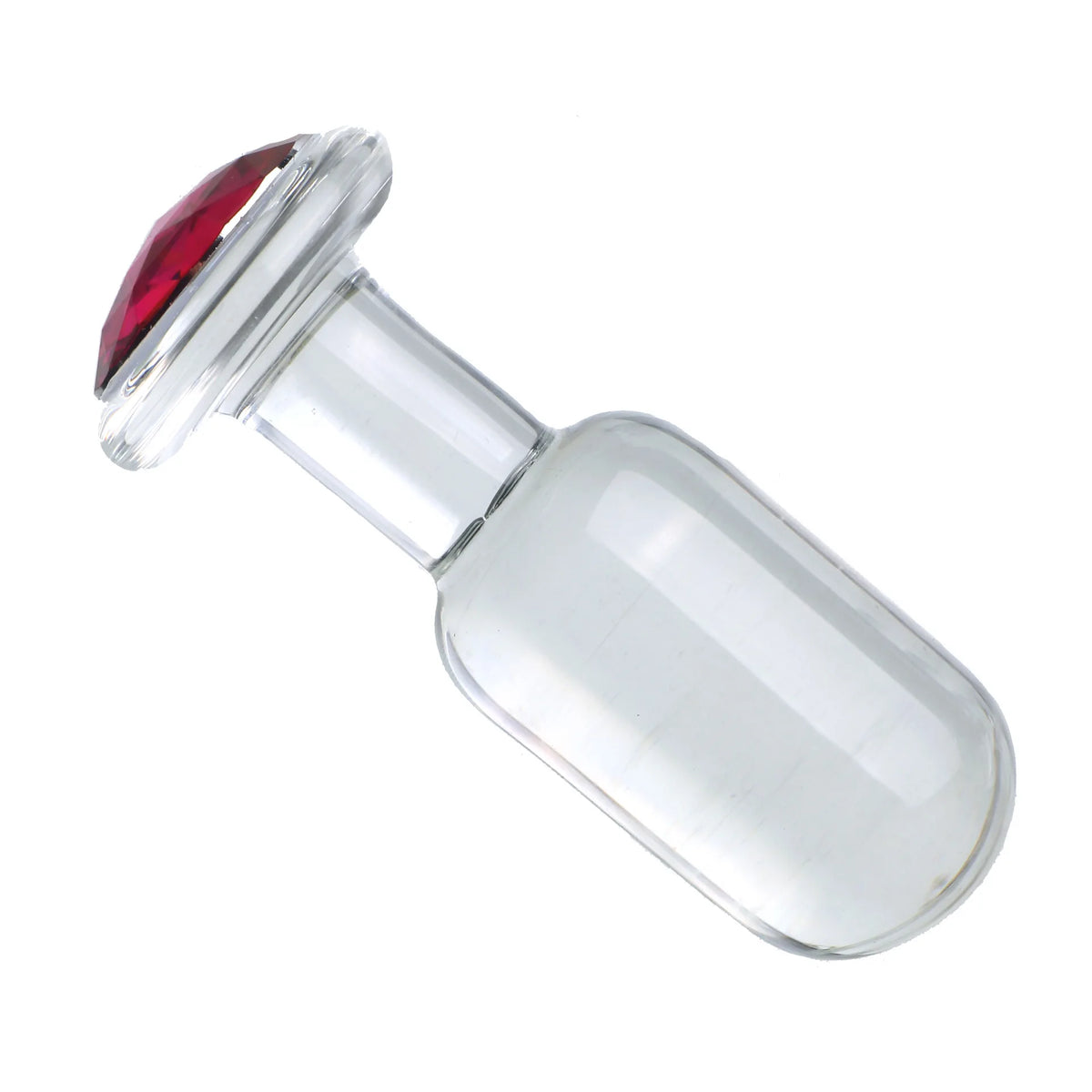 Wearable Crystal Glass Anal Plug