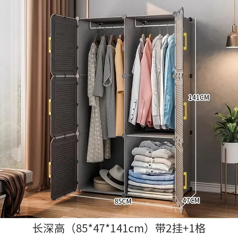 Plastic Wardrobe & Closet Storage Organizer
