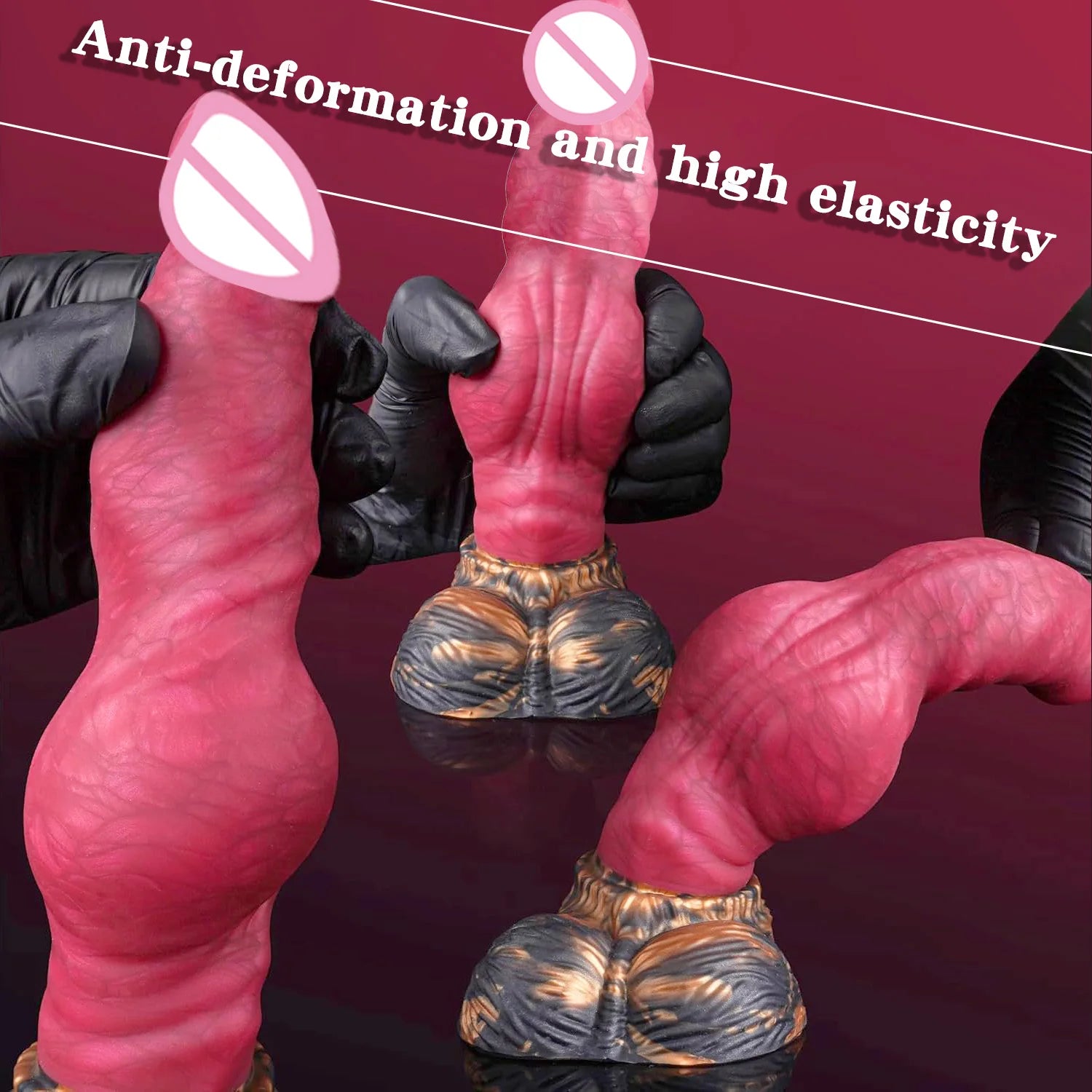 8.5"Knot Dildo Monster Dildo Knotted Dildos Dildos Alien Anal Toy with Suction Cup Adult Sex Toys Men Women Gay Dog Fanatsy Drag