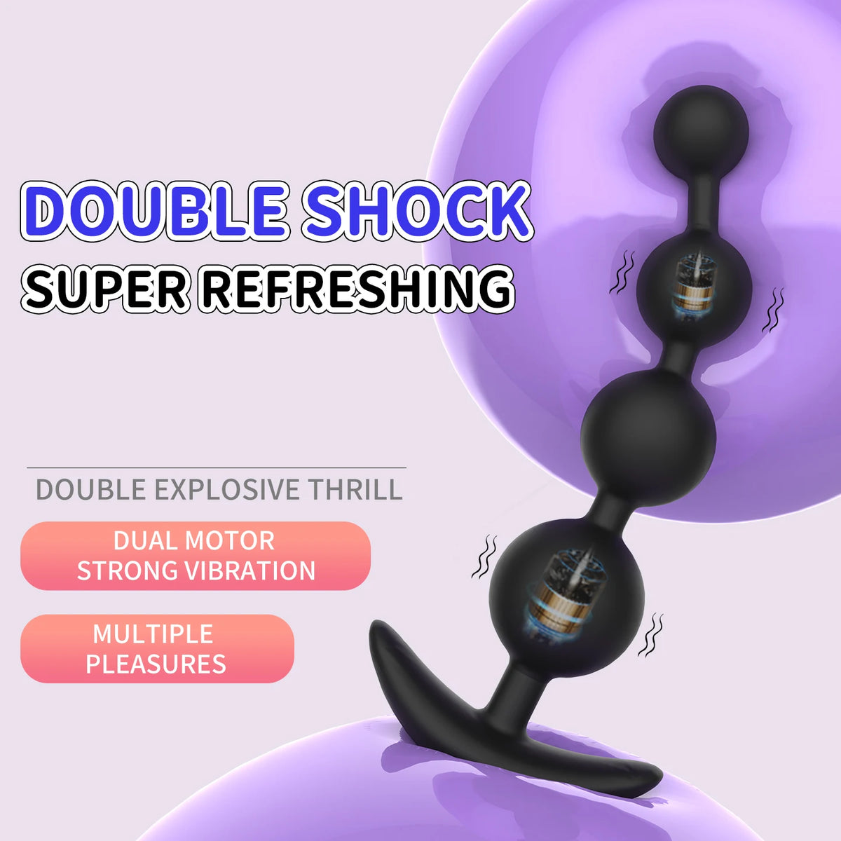 Small Silicone Beginner Anal Bead Set