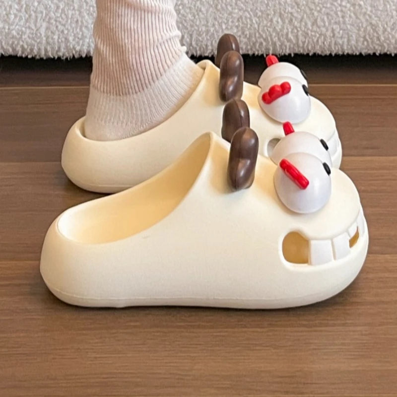 Women Platform Slippers Funny Design Sandals Garden Shoes Non-Slip Slides Cute EVA Clogs Comfortable Casual Outdoor Slippers