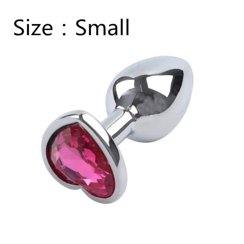 Beginner Stainless Steel Crystal Anal Plug