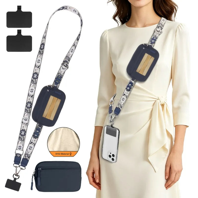 Nylon Mini Travel Crossbody Pouch