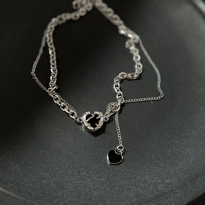 Women's Plush Leopard Star-Pendant Choker