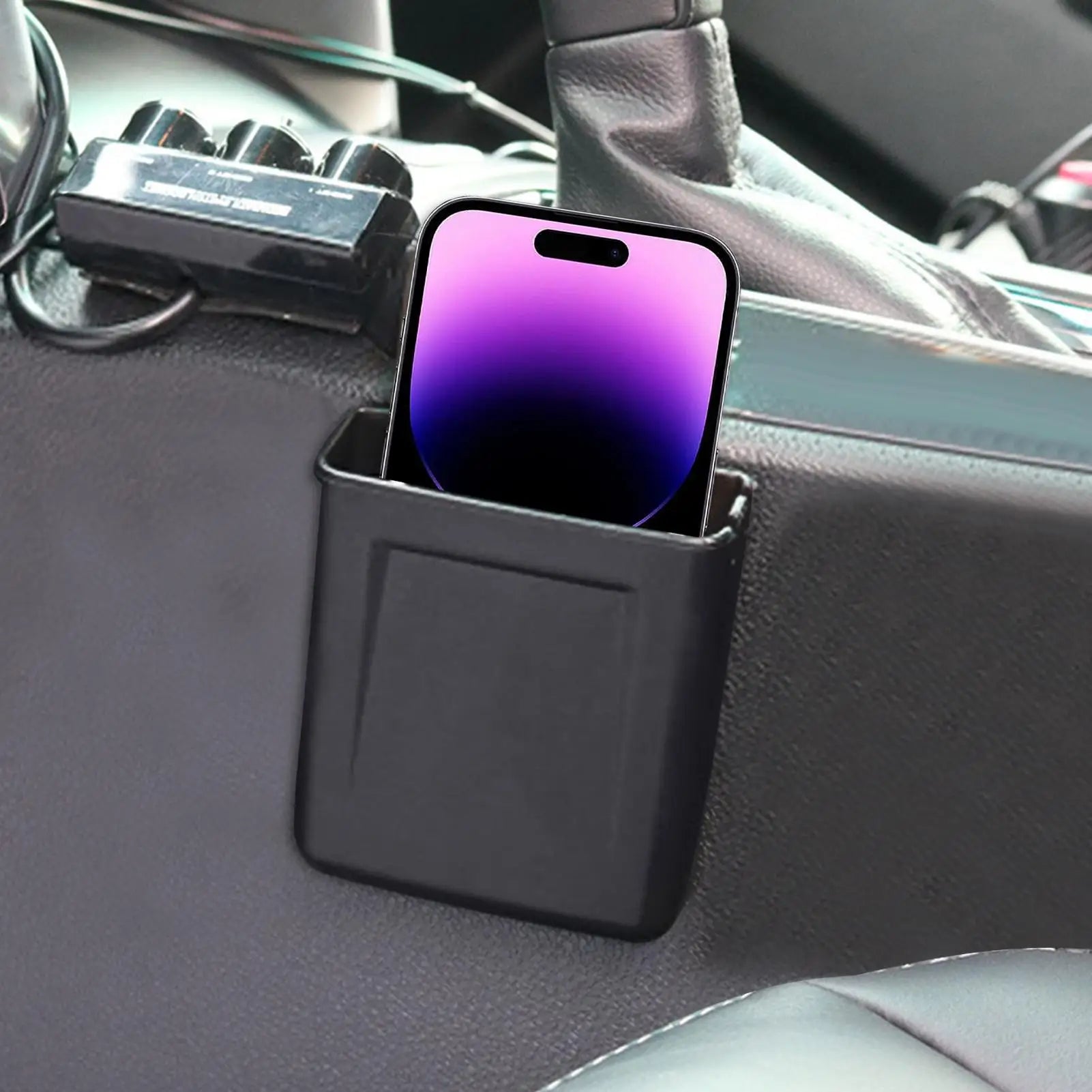 Car Storage Organizer Small Console Organizer Space-Saving Car Seat Storage Box for Vehicles Houses Offices