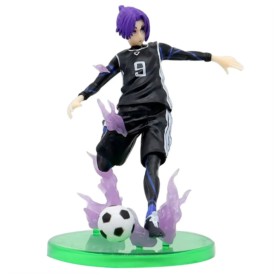 Anime Blue Prison Character Figurine Soccer Boy Makoto Nagi Figurine PVC Model Desktop Ornament Figurine Decoration Gift