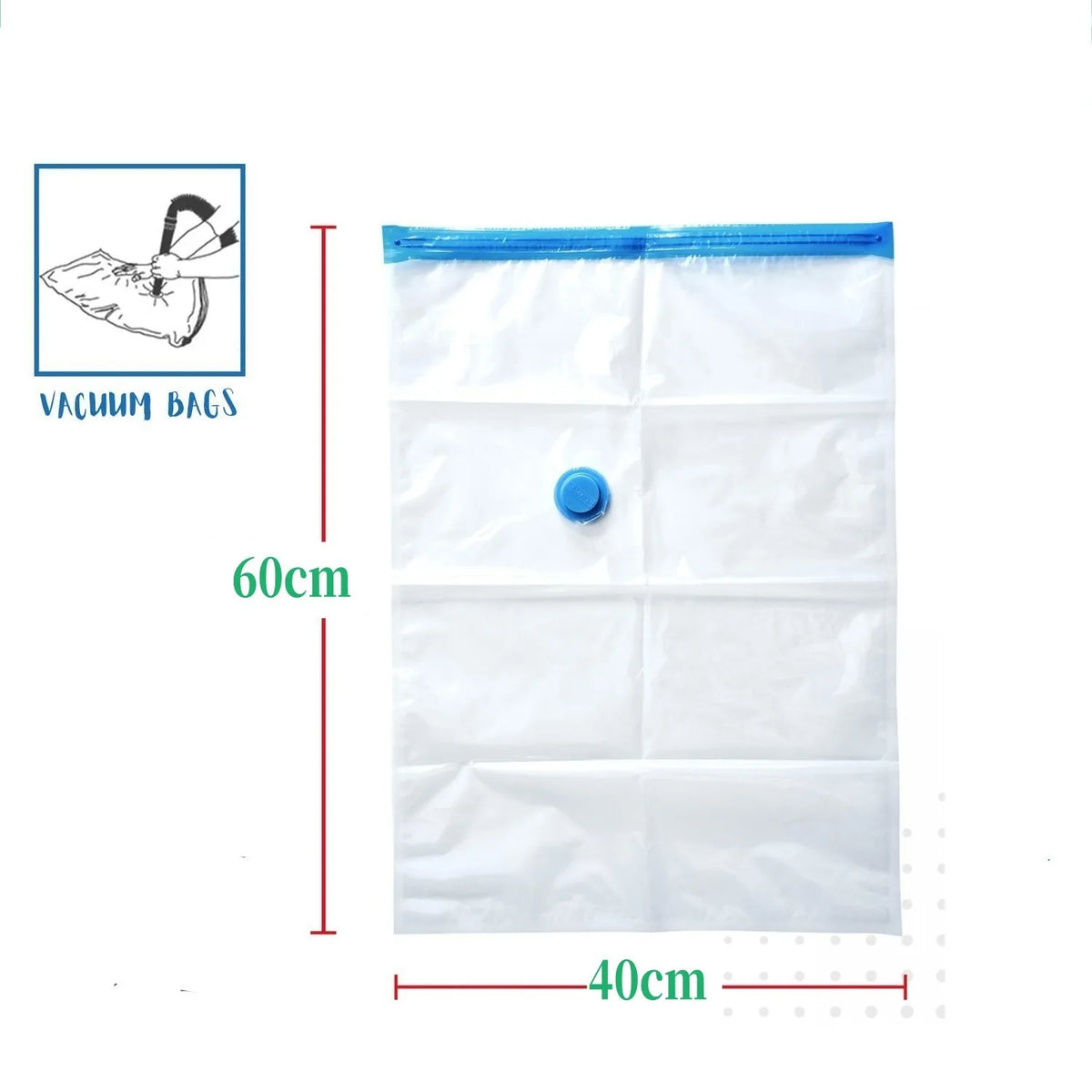 Vacuum Seal Storage Bags for Clothes & Comforters