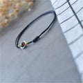 Garnet Beaded Anklet, Jewelry, Accessories, Women's Red Rope Tether, Red Garnet, Korean Version Simple Personality Anklet