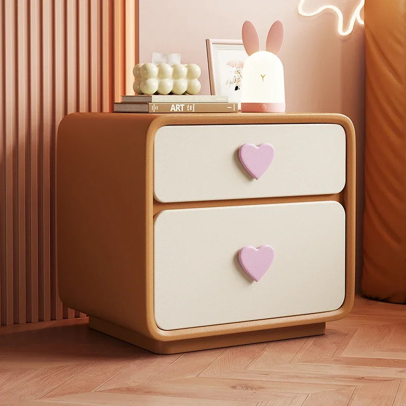 Cute Modern Kawaii Bedside Storage Table