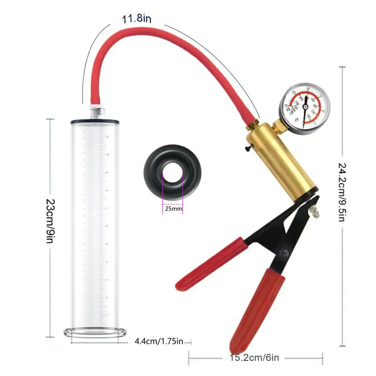 Acrylic Manual Vacuum Pump