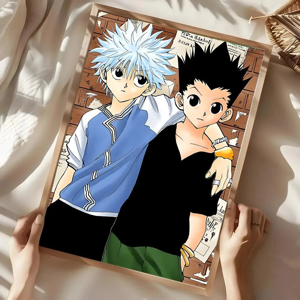 Anime H-Hunter x Hunter Poster Wall art print art suitable for living room bedroom bar parlor home decoration gift