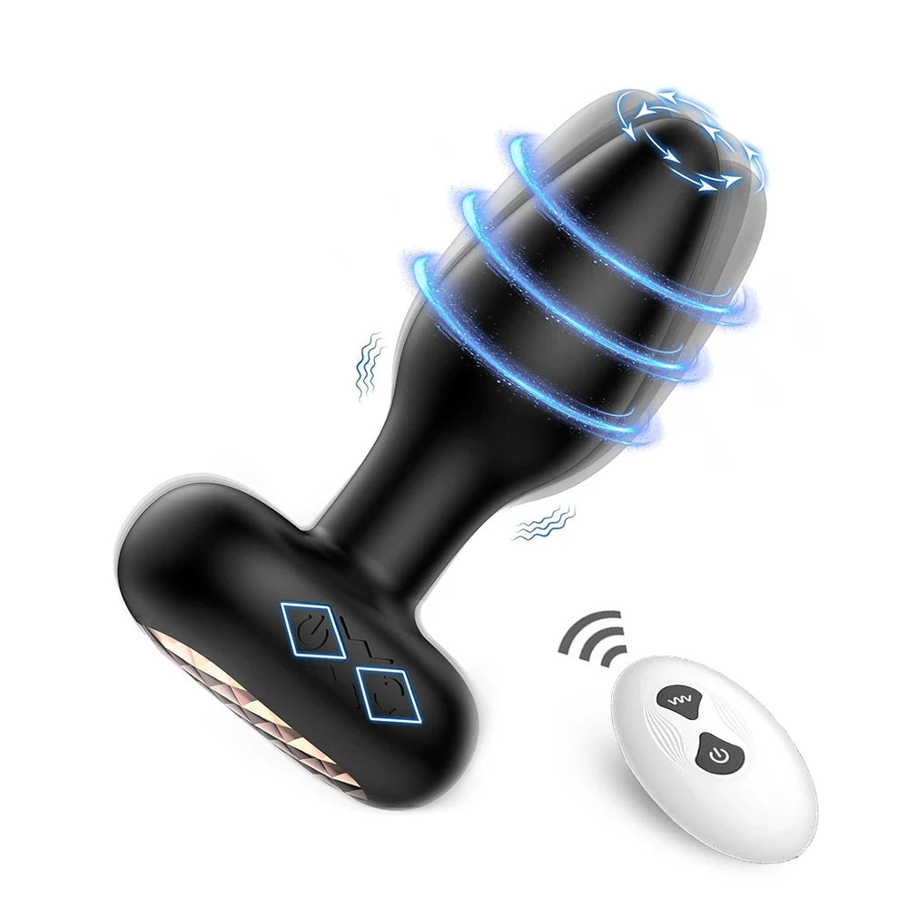 Wireless Remote Vibrating Anal Plug