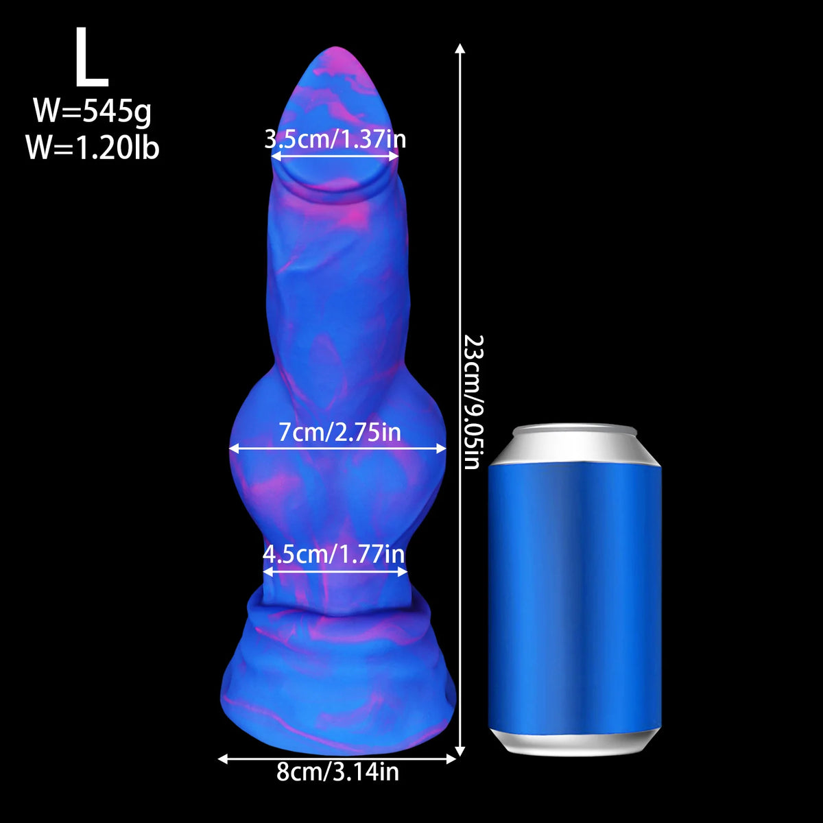 Silicone Animal-Style Strap-On Dildo