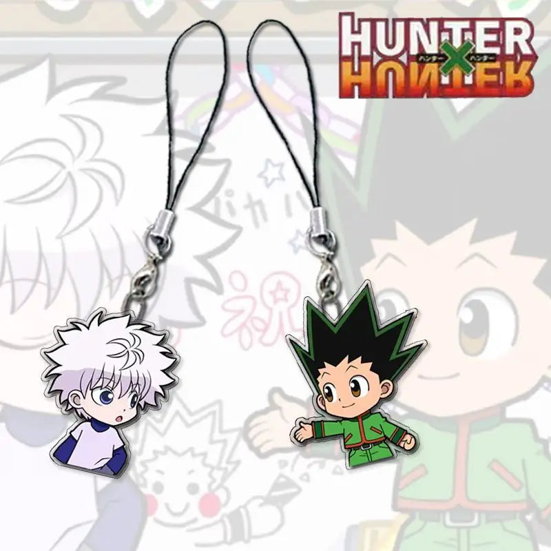 Hunter x Hunter phone chain pendant, Killua and Gon phone charm, stylish and unique, anti-drop, couple style, simple design
