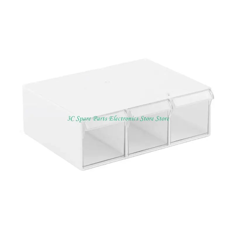 Transparent Multi-Drawer Desktop Storage Cabinet