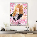 Gyaru Kawaii Girl Minimalist Wall Poster