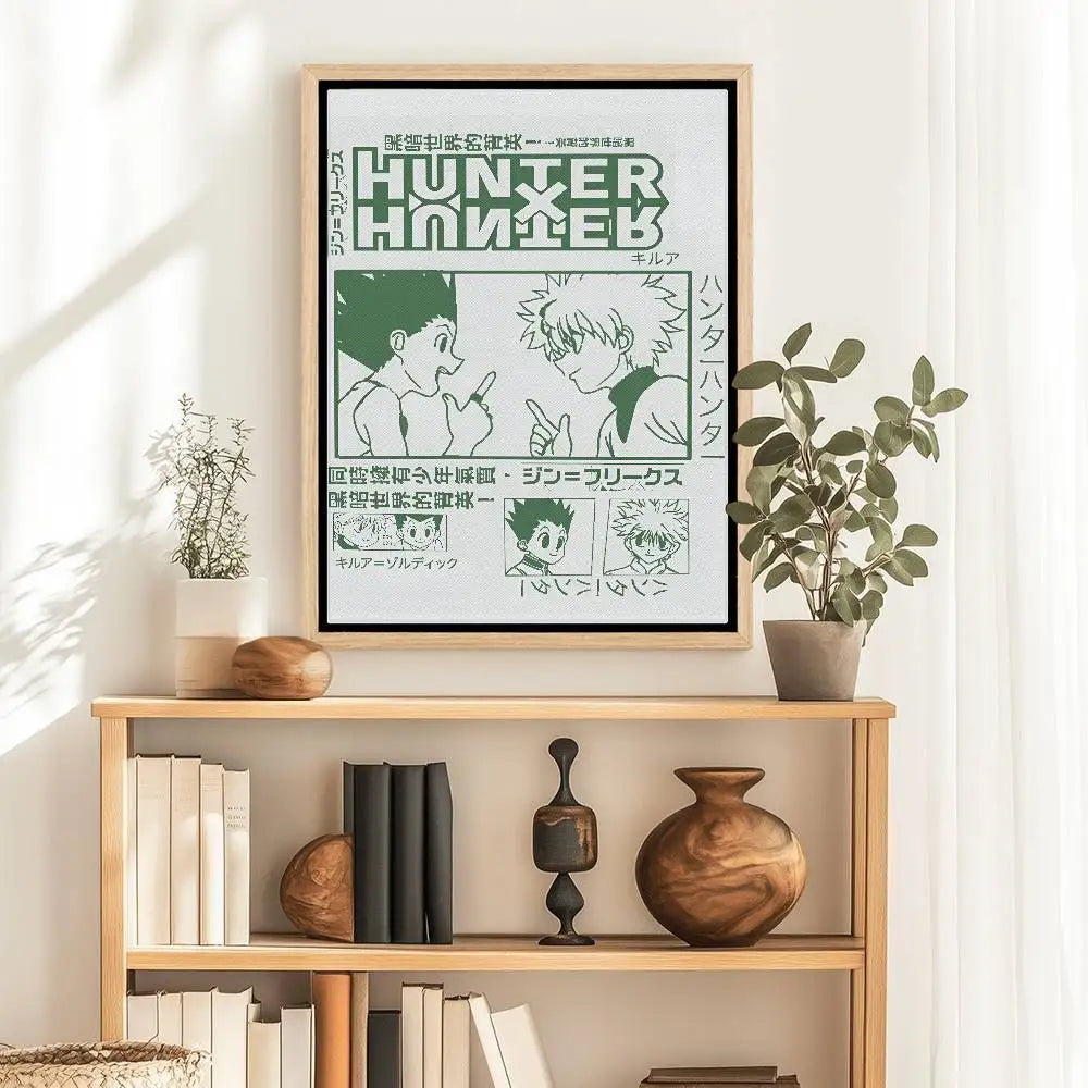 H-Hunter x hunter Paper Print Home Living Room Bedroom Entrance Bar Cafe Art Painting Decoration