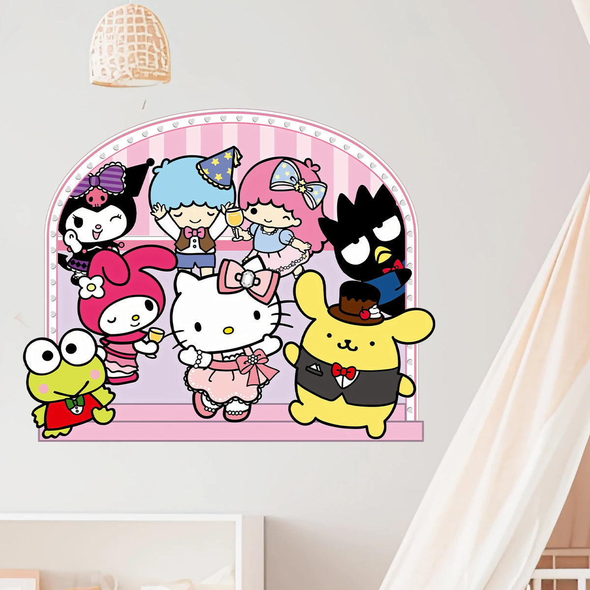 Sanrio Character Party Wall Decal