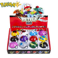 12Pcs Pokemon Figure Pokeball Toys Pikachu Charmander Anime Figure Kawaii Doll Poke Ball Collect Accessories Kids Birthday Gifts